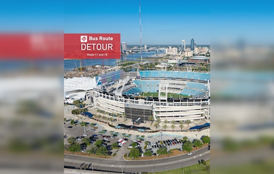 Jacksonville's JTA Announces Detours for Bus Routes 11 and 18 Due to Downtown Events