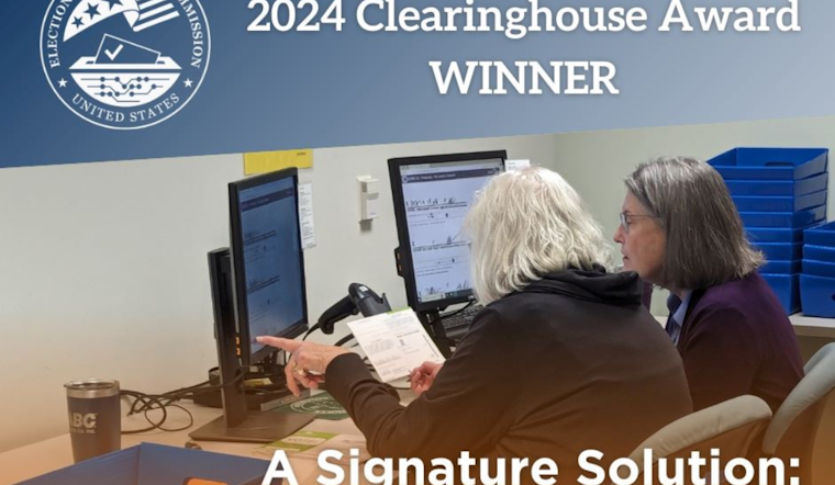 Jefferson County Clerk & Recorder's Office Receives National Recognition for Election Innovations