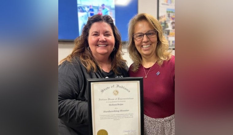 Johnson County's Melissa Rojas Honored with Hardworking Hoosier Award for Community Service