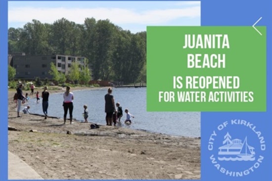 Juanita Beach in Kirkland Reopens for Water Fun as Bacteria Levels Subside