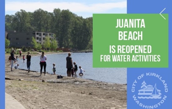 Juanita Beach in Kirkland Reopens for Water Fun as Bacteria Levels Subside