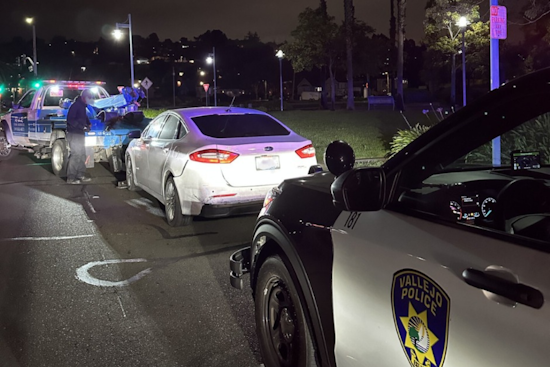 Juvenile Arrested After High-Speed Chase in Stolen Vehicle from Oakland Ends in Vallejo