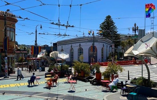 Large-Scale Pride Flag Mural to be Painted at Castro's Jane Warner Plaza