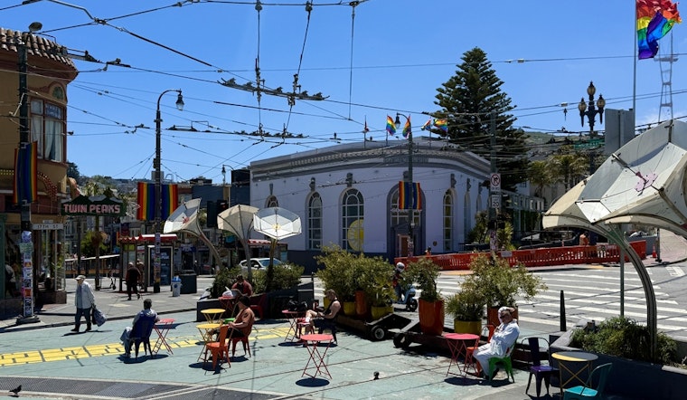 Large-Scale Pride Flag Mural to be Painted at Castro's Jane Warner Plaza