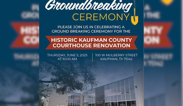 Kaufman County Commissioners to Discuss Property Re-Plat Impacting Local Development on June 24