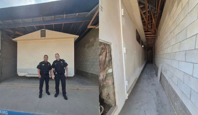 Kennedale Police Department Begins Transformation with Removal of Historic Jail Cell