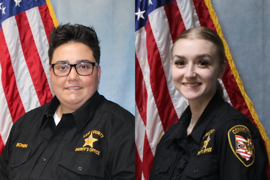 Lake County Welcomes New Corrections Officers Samantha Bonin and Dakota McDaniel