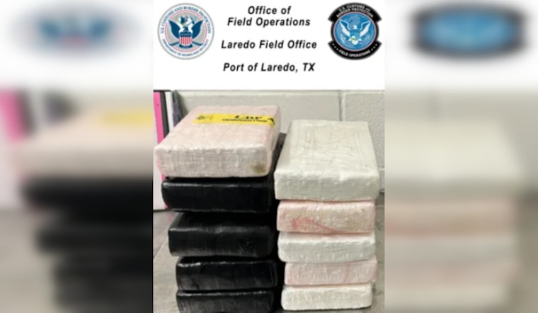 Laredo Port of Entry Sees $318K Cocaine Seizure, U.S. Citizen Faces Charges
