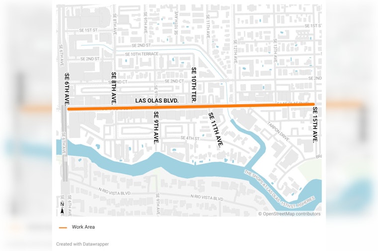Las Olas Boulevard Gets a Facelift, Fort Lauderdale & All County Paving Schedule Asphalt Enhancements