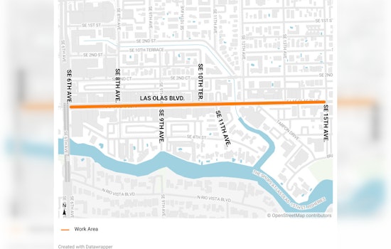 Las Olas Boulevard Gets a Facelift, Fort Lauderdale & All County Paving Schedule Asphalt Enhancements