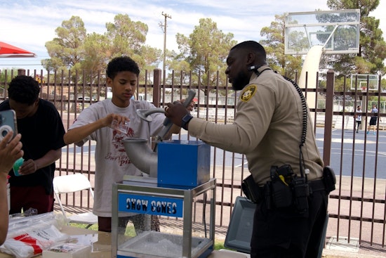 Las Vegas Police Promote Community Unity with Pre-RECAP Basketball and Games Event