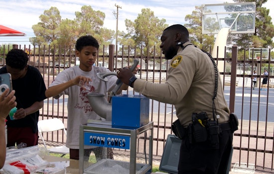 Las Vegas Police Promote Community Unity with Pre-RECAP Basketball and Games Event