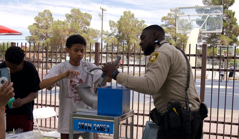 Las Vegas Police Promote Community Unity with Pre-RECAP Basketball and Games Event