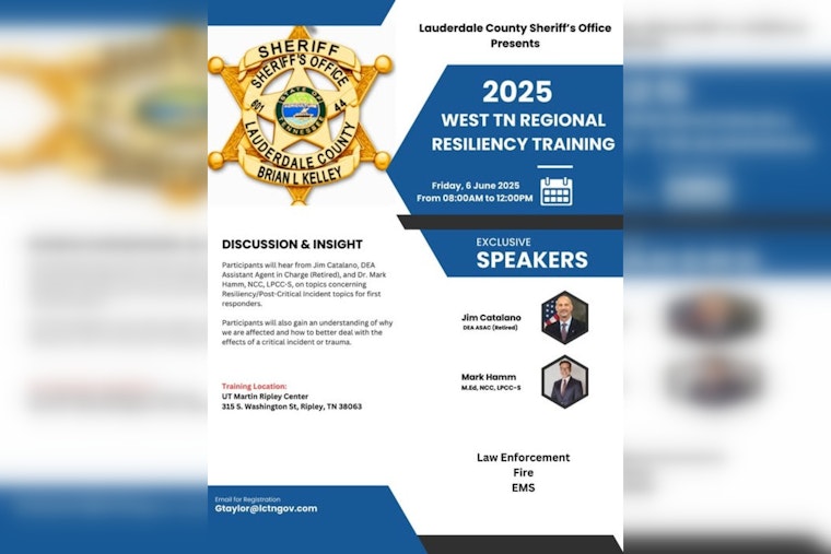 Lauderdale County to Bolster First Responder Mental Health with New Resiliency Training