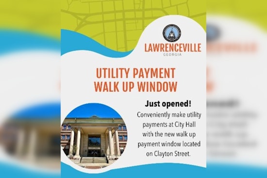 Lawrenceville City Hall Introduces Walk-Up Payment Window for Enhanced Utility Bill Service