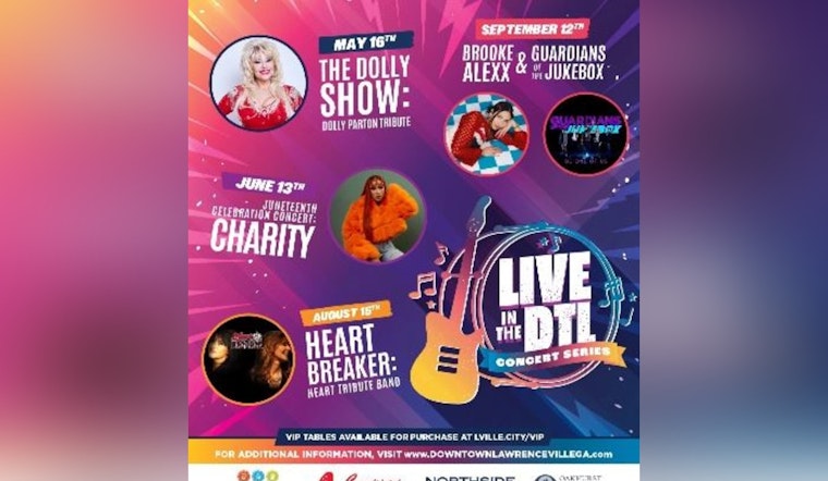 Lawrenceville's LIVE in the DTL Summer Concert Series Returns, Featuring Tributes and Local Talent