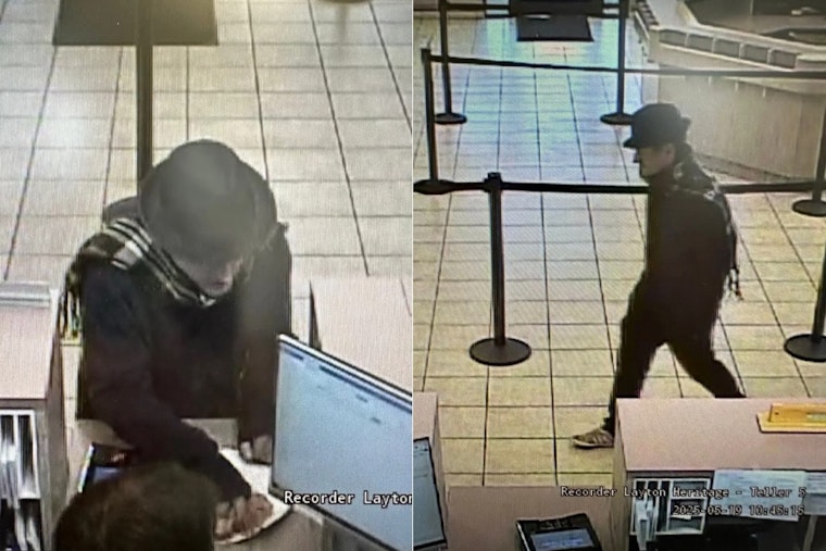 Layton Police Seek Public's Help to Identify Suspect in Failed America First Credit Union Robbery