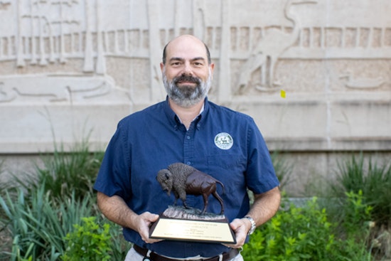 LDWF's Jason Adriance Awarded Conservation Professional of the Year by Louisiana Wildlife Federation