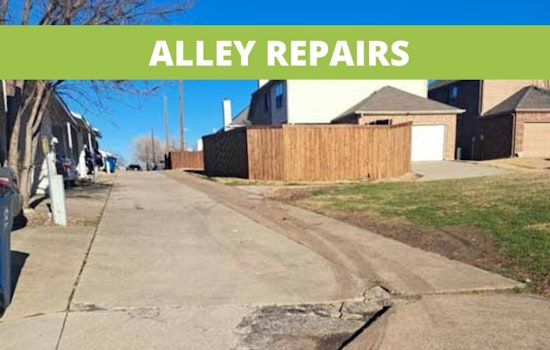 Lewisville Residents on Hillshire Dr. and Camden Dr. Prepare for Driveway Disruptions During Upcoming Alley Repairs