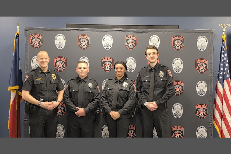 Lewisville Welcomes Three Seasoned Officers to Its Police Department in Oath-Taking Ceremony