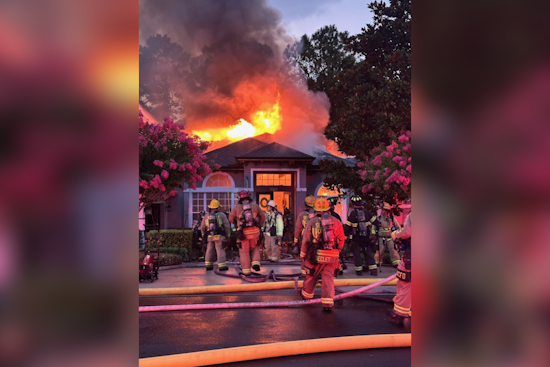 Lightning Strike Sets Sanford Home Aflame, Quick Response from Multiple Fire Departments Averts Injuries