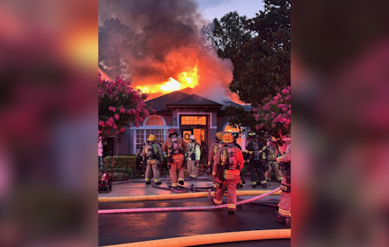 Lightning Strike Sets Sanford Home Aflame, Quick Response from Multiple Fire Departments Averts Injuries