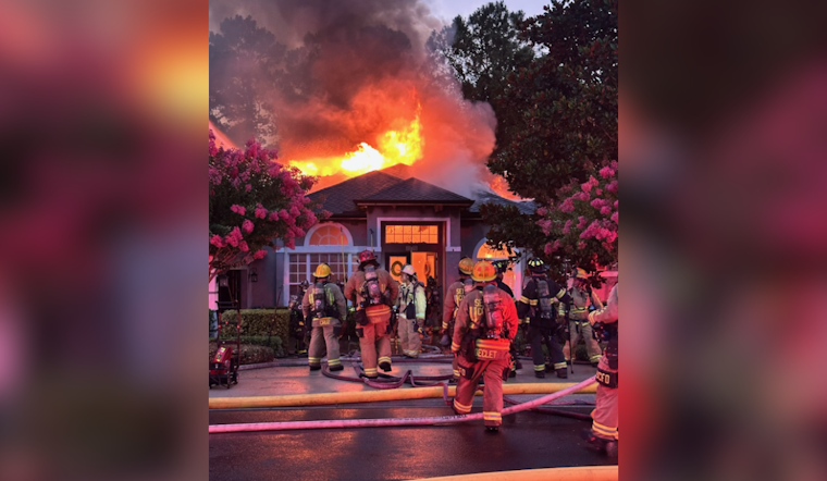 Lightning Strike Sets Sanford Home Aflame, Quick Response from Multiple Fire Departments Averts Injuries