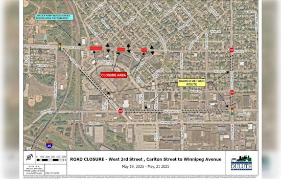 Lincoln Park Street Closures: Carlton Street and Winnipeg Ave Cut Off for Water Line Project