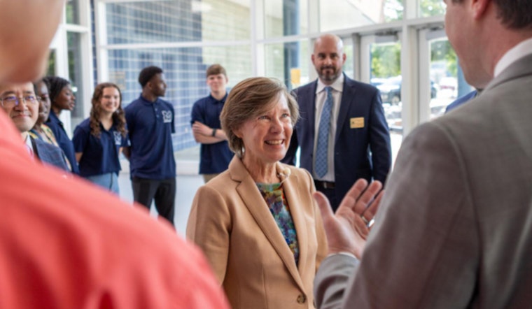 Lt. Governor Rachel Hunt Spotlights Career Education at Raleigh's Millbrook Magnet High School