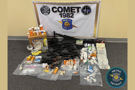 Major Drug Bust in Detroit: COMET Seizes $50,000 Worth of Drugs and 12 Firearms in Operation Against Narcotics Network