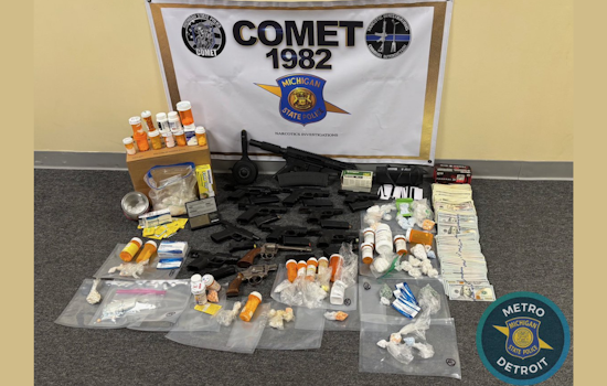 Major Drug Bust in Detroit: COMET Seizes $50,000 Worth of Drugs and 12 Firearms in Operation Against Narcotics Network