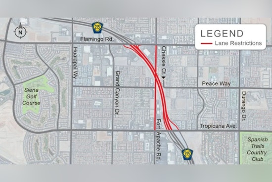 Major Lane Closures Announced for Peace Way Project in Southwest Valley