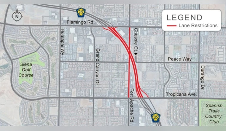 Major Lane Closures Announced for Peace Way Project in Southwest Valley