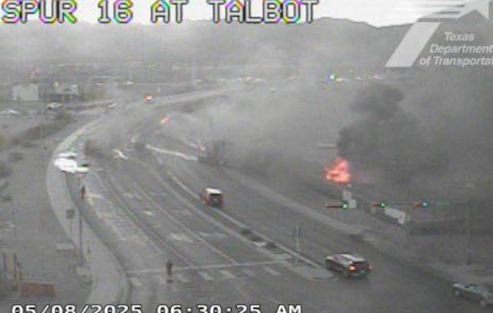 Major Road Closures in El Paso Following Multi-Vehicle Crash, Traffic Disruptions Ensue
