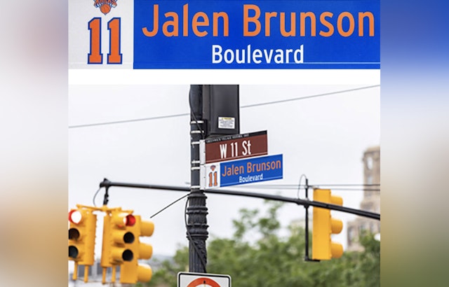 Manhattan Streets Honor New York Knicks Players Amidst Eastern Conference Finals Run