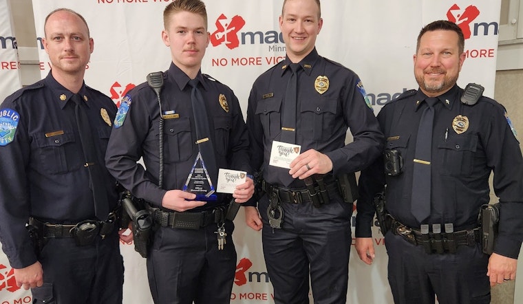 Mankato Officers Honored at MADD Minnesota Awards for Exceptional Efforts in DUI Enforcement