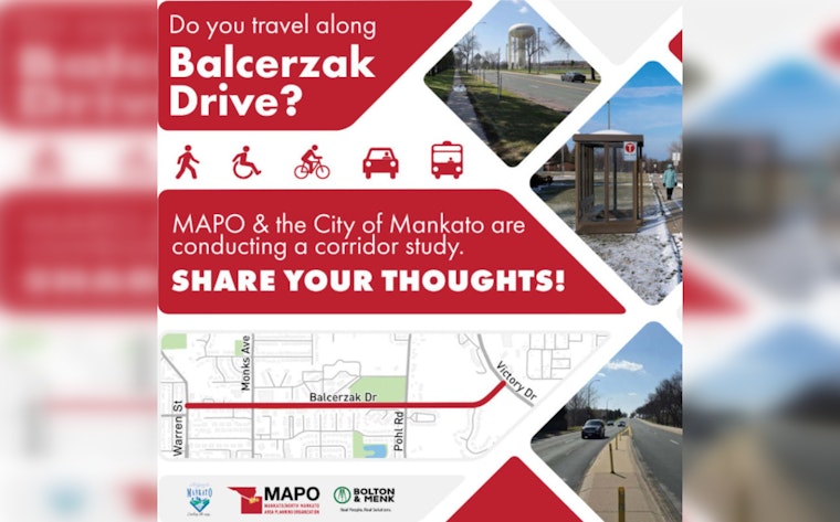 Mankato Seeks Resident Input on Balcerzak Drive Corridor Study to Enhance Safety and Accessibility