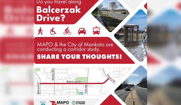 Mankato Seeks Resident Input on Balcerzak Drive Corridor Study to Enhance Safety and Accessibility