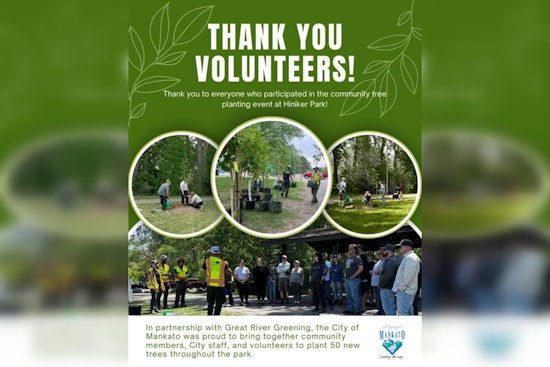 Mankato Unites for Green Growth: Community Plants 50 Trees at Hiniker Park