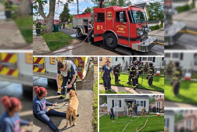 Maple Heights Firefighters Extinguish Blaze, Rescue Family and Pets on Morgan Street