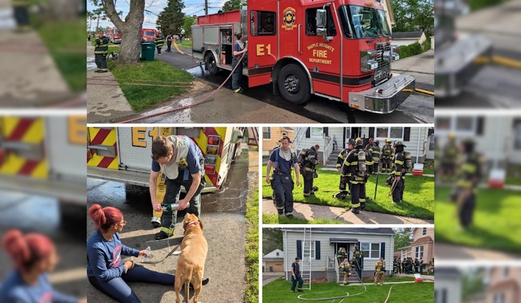 Maple Heights Firefighters Extinguish Blaze, Rescue Family and Pets on Morgan Street