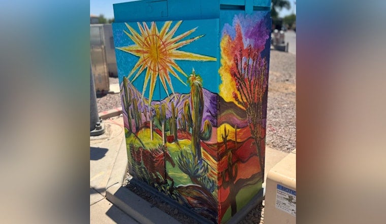 Maricopa's Traffic Signal Boxes Transform into Artistic Masterpieces as Local Talent Flourishes