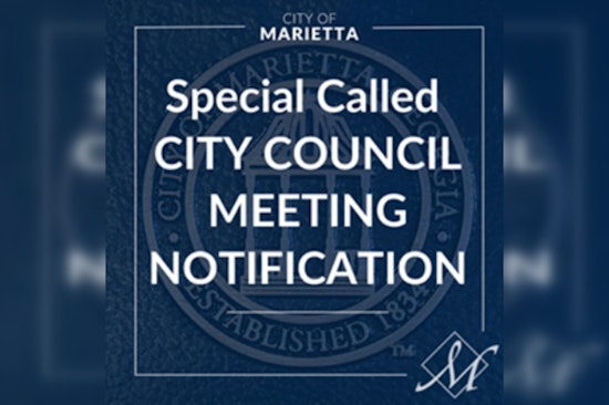 Marietta City Council Announces Special Meeting with Public Access and Live Stream on May 30