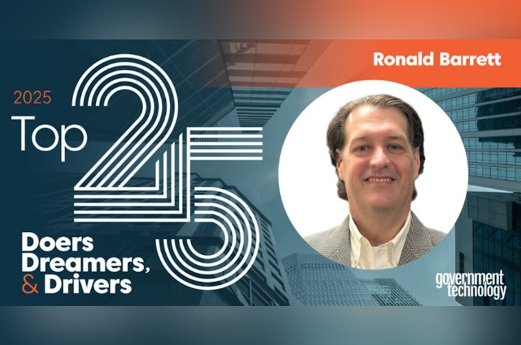 Marietta IT Director Ronald Barrett Named Among Top 25 Government Tech Innovators Nationally