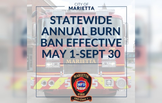 Marietta Officials Urge Adherence to Georgia's Open Burn Ban Ahead of Summer Season