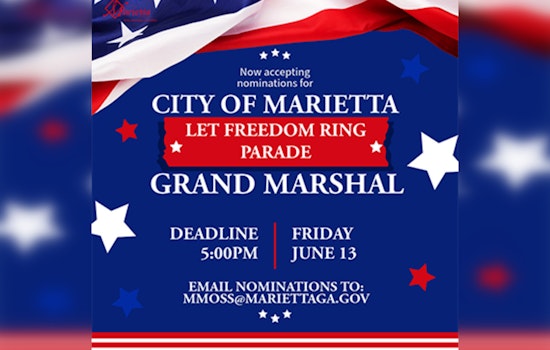 Marietta Seeks Nominations for Grand Marshal of 2025 Let Freedom Ring Parade