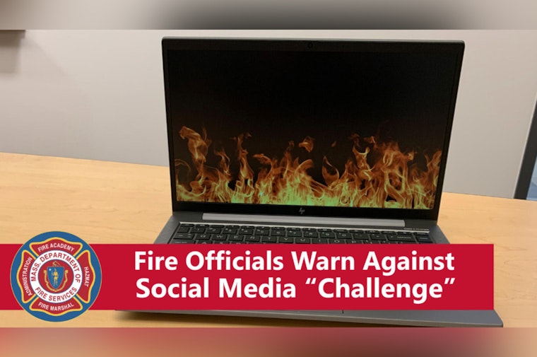 Massachusetts Officials Warn of Social Media Challenge Leading to Laptop Fires and Calls for Parental Vigilance