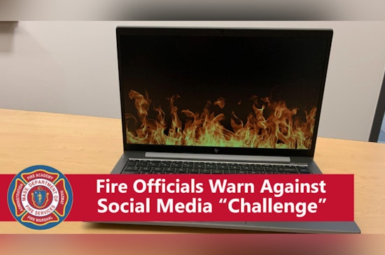 Massachusetts Officials Warn of Social Media Challenge Leading to Laptop Fires and Calls for Parental Vigilance