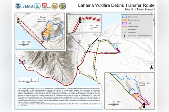 Maui Braces for Traffic Delays as Wildfire Debris Transfer Begins in June