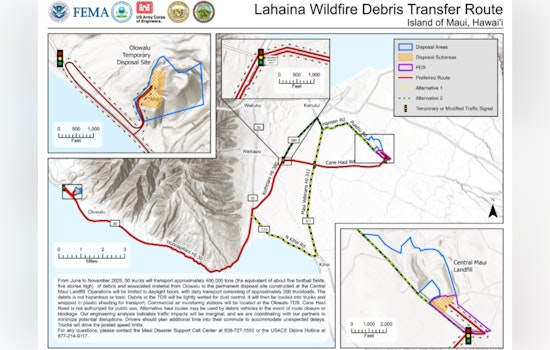 Maui Braces for Traffic Delays as Wildfire Debris Transfer Begins in June